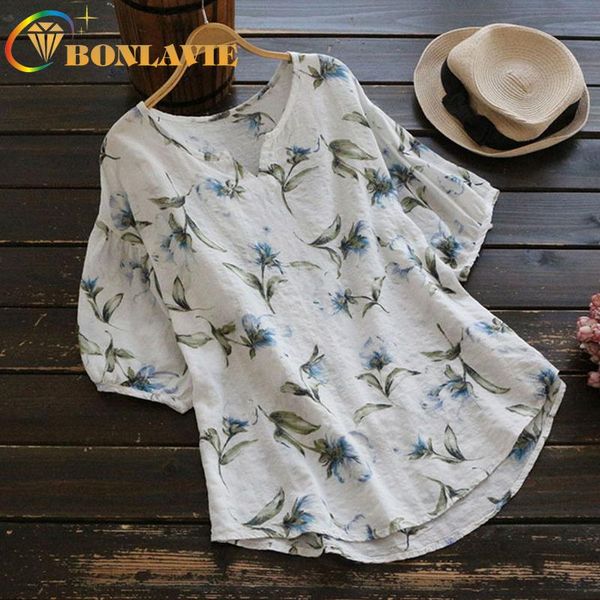 women's blouse cotton linen floral printed v-collar short-sleeved summer casual chiffon women size s to 5xl blouses & shirts, White
women's blouse cotton linen floral printed v-collar short-sleeved summer casual chiffon women size s to 5xl blouses & shirts, White