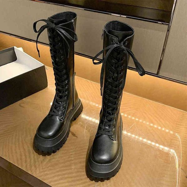luxury mid women calf boots lace up platform ladies non slip zipper pu leather shoes woman fashion casual female footwear, Black
luxury mid women calf boots lace up platform ladies non slip zipper pu leather shoes woman fashion casual female footwear, Black