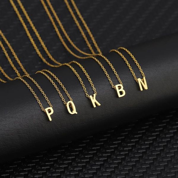 chains vintage font gold color stainless steel a-z alphabet english letters capital initial pendant necklace women jewelry, Silver
chains vintage font gold color stainless steel a-z alphabet english letters capital initial pendant necklace women jewelry, Silver