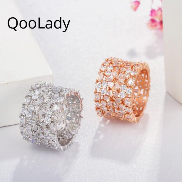 cluster rings qoolady hollow out luxury fancy cubic zirconia crystal wide big flower banquet party ring for women fashion jewelry f042, Golden;silver
cluster rings qoolady hollow out luxury fancy cubic zirconia crystal wide big flower banquet party ring for women fashion jewelry f042, Golden;silver