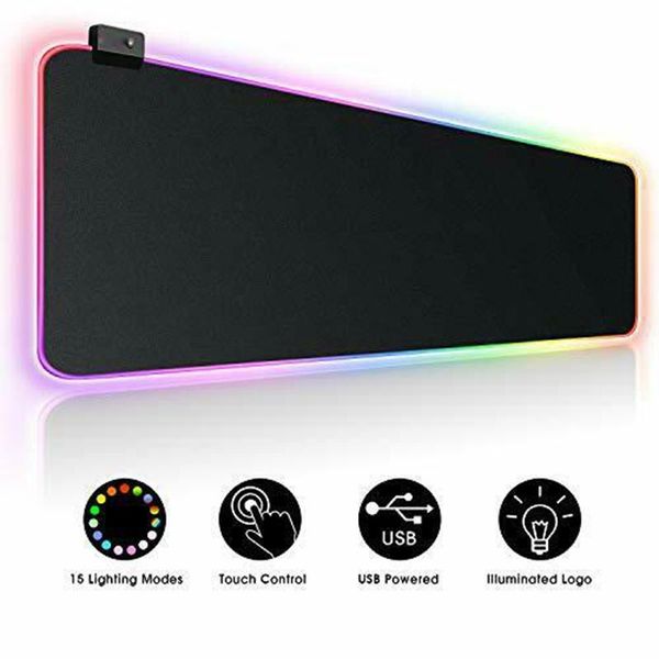 mouse pads & wrist rests rgb gaming pad large gamer led computer keyboard mat with backlight fku66
mouse pads & wrist rests rgb gaming pad large gamer led computer keyboard mat with backlight fku66