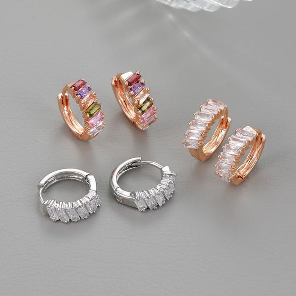 hoop & huggie multicolor zircon earrings for female gold thin ring charm wedding jewelry, Golden;silver
hoop & huggie multicolor zircon earrings for female gold thin ring charm wedding jewelry, Golden;silver