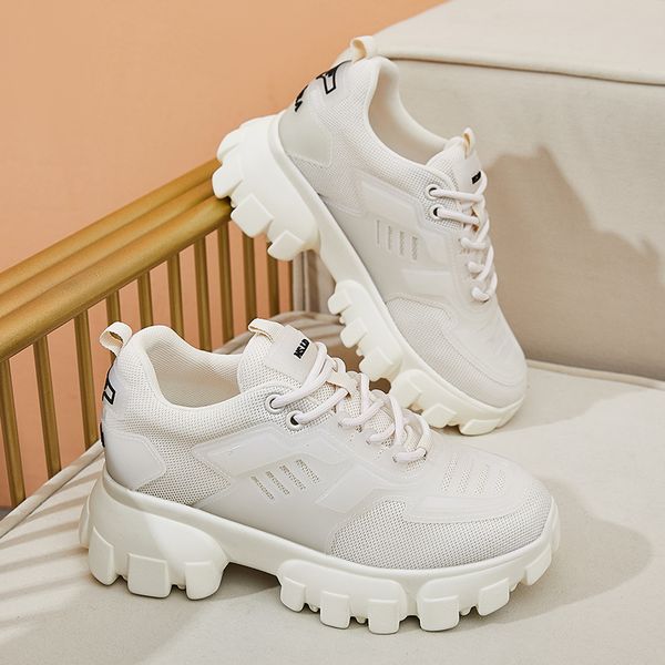 Womens Chunky Sneakers Thick Bottom Platform Vulcanize Shoes Fashion Breathable Casual Running Shoe for Woman Female 2022, Default color
Womens Chunky Sneakers Thick Bottom Platform Vulcanize Shoes Fashion Breathable Casual Running Shoe for Woman Female 2022, Default color