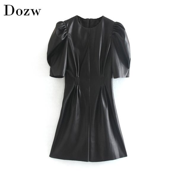 faux leather dress women club puff short sleeve bodycon party vintage pleated tunic black mini vestidos 210515, Black;gray
faux leather dress women club puff short sleeve bodycon party vintage pleated tunic black mini vestidos 210515, Black;gray