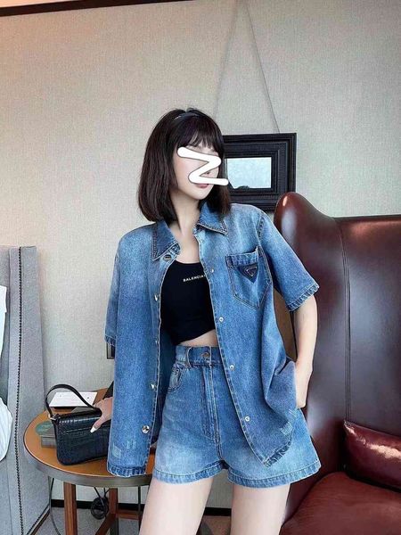 brand shirts p family triangle 2021 autumn foreign style personality leisure versatile jeans small coat short sleeved ca, White
brand shirts p family triangle 2021 autumn foreign style personality leisure versatile jeans small coat short sleeved ca, White