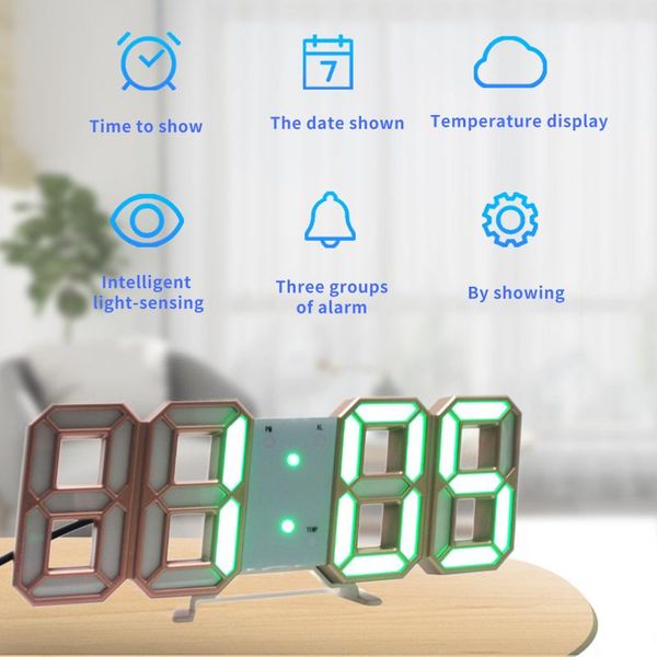 other clocks & accessories 3d led digital alarm clock light sensor wall for home kitchen office three settings& durable material
other clocks & accessories 3d led digital alarm clock light sensor wall for home kitchen office three settings& durable material