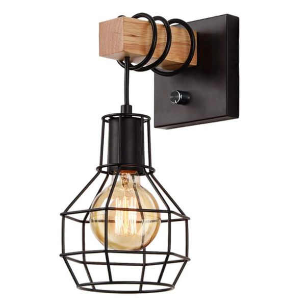 wall lamp vintage light 220v e27 indoor loft outdoor corridor lights industrial sconce bedside decor room (no bulb)
wall lamp vintage light 220v e27 indoor loft outdoor corridor lights industrial sconce bedside decor room (no bulb)