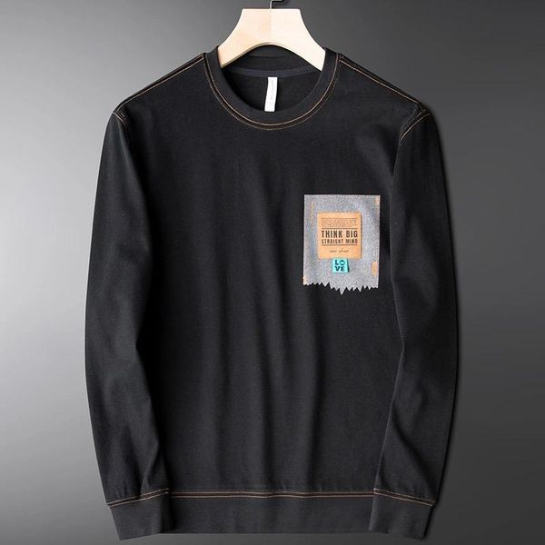men's hoodies & sweatshirts luxury autumn simple letter printed casual sweater slim fit handsome fashion paste cloth round neck long sl, Black
men's hoodies & sweatshirts luxury autumn simple letter printed casual sweater slim fit handsome fashion paste cloth round neck long sl, Black
