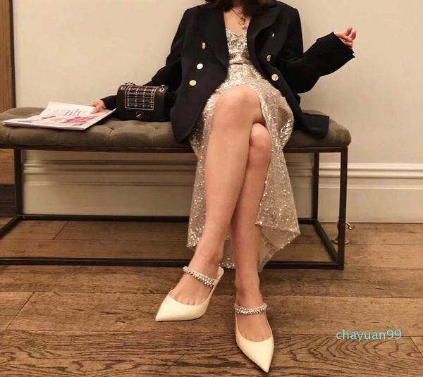 2021 grade linen patent leather mules with crystal strap 7cm 10cm designer heel with box eu 34 to 40 tradingbear, Black
2021 grade linen patent leather mules with crystal strap 7cm 10cm designer heel with box eu 34 to 40 tradingbear, Black