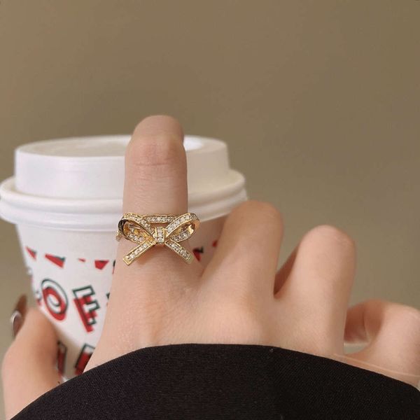 korean zircon bow personalized opening index finger exaggerated women's fashion simple cold wind ring, Black
korean zircon bow personalized opening index finger exaggerated women's fashion simple cold wind ring, Black