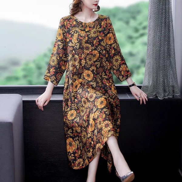casual dresses spring loose -4xl plus size dress women elegant party vestidos summer vintage print mulberry silk midi 8duk, Black;gray
casual dresses spring loose -4xl plus size dress women elegant party vestidos summer vintage print mulberry silk midi 8duk, Black;gray