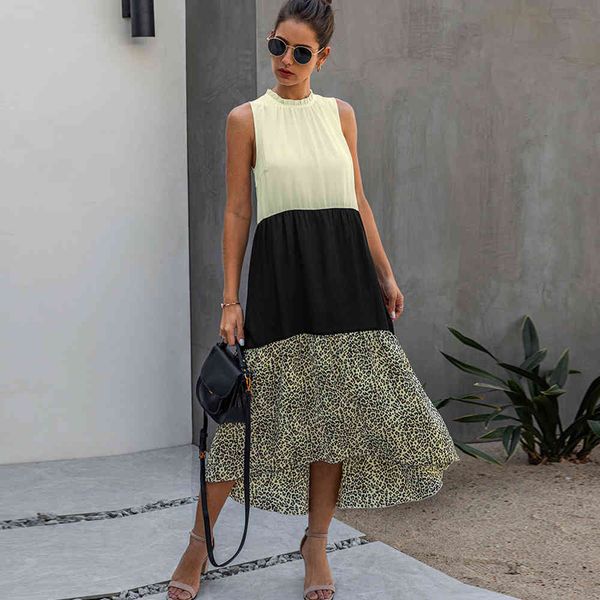casual dresses summer dress women leopard print patchwork ruffled neck sleeveless irregular maxi sundress loose chiffon holiday dresse 188g, Black;gray
casual dresses summer dress women leopard print patchwork ruffled neck sleeveless irregular maxi sundress loose chiffon holiday dresse 188g, Black;gray