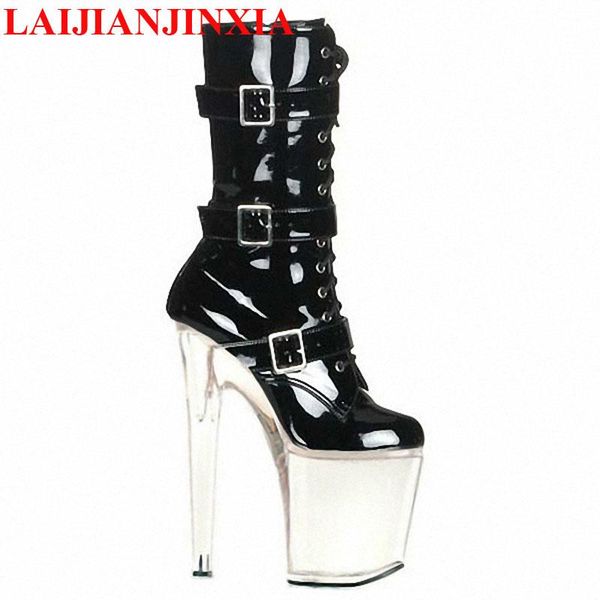 boots laijianjinxia high heel 20cm fetish ankle women shoes appr.8" with 10cm platform chunky fashion show, Black
boots laijianjinxia high heel 20cm fetish ankle women shoes appr.8" with 10cm platform chunky fashion show, Black