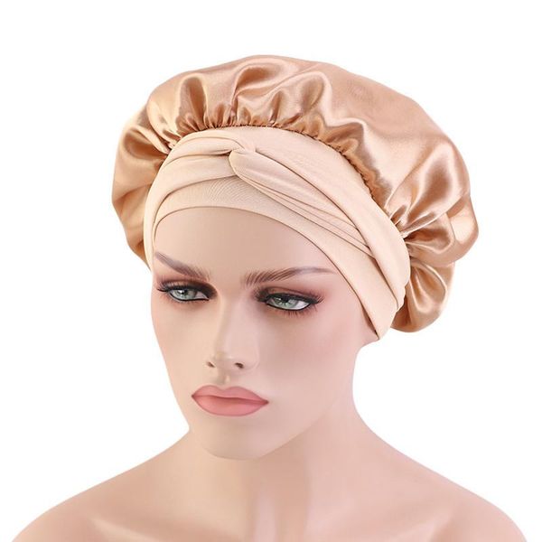 beanie/skull caps wide band satin bonnet with ribbon solid plain silky tie bands hair bonnets night cap shower beauty salon tb-208, Blue;gray
beanie/skull caps wide band satin bonnet with ribbon solid plain silky tie bands hair bonnets night cap shower beauty salon tb-208, Blue;gray