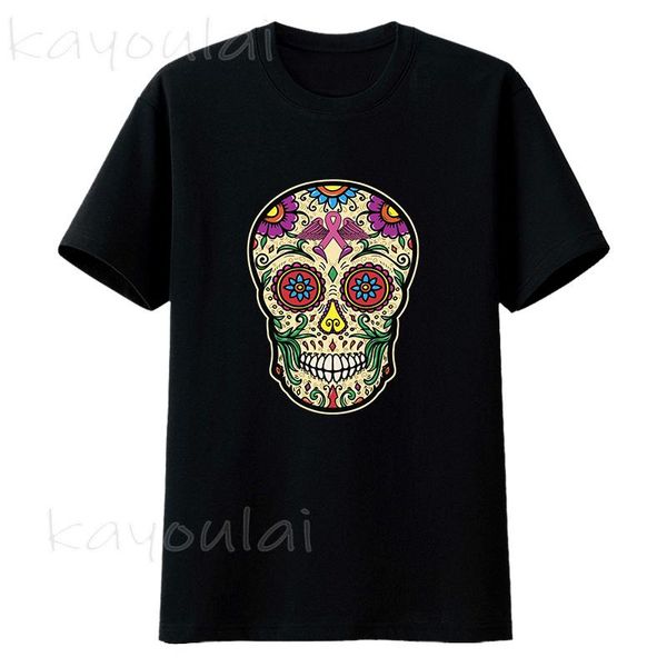 men's t-shirts wholesale funny halloween the breast cancer awareness sugar skull 100% cotton men t-shirt, White;black
men's t-shirts wholesale funny halloween the breast cancer awareness sugar skull 100% cotton men t-shirt, White;black