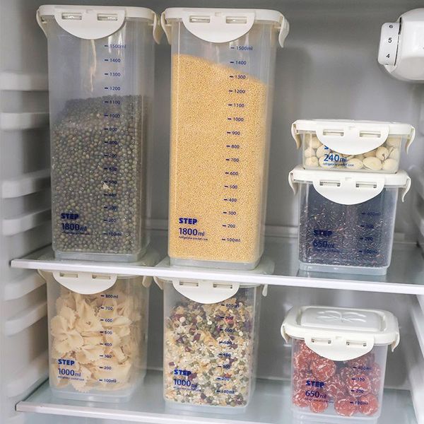 storage bottles & jars kitchen transparent box plastic sealed food tank noodle coarse grains beans jar container home organizer
storage bottles & jars kitchen transparent box plastic sealed food tank noodle coarse grains beans jar container home organizer