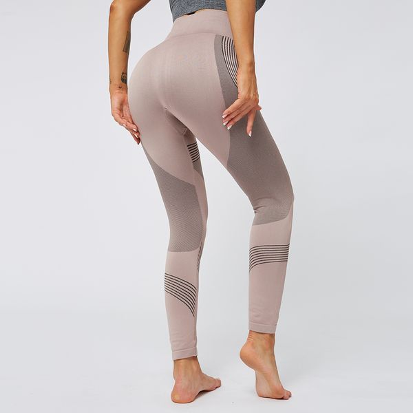 women's tracksuits wind net red tights high waist stripe seamless yoga pants quick drying sports elastic fitness, Gray
women's tracksuits wind net red tights high waist stripe seamless yoga pants quick drying sports elastic fitness, Gray