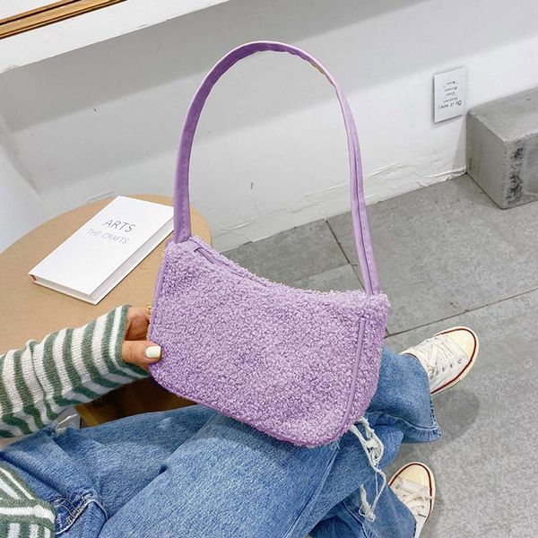 backpack style fashion purple woolen baguette shoulder bag female handbag women's designer ladies handbags sac
backpack style fashion purple woolen baguette shoulder bag female handbag women's designer ladies handbags sac