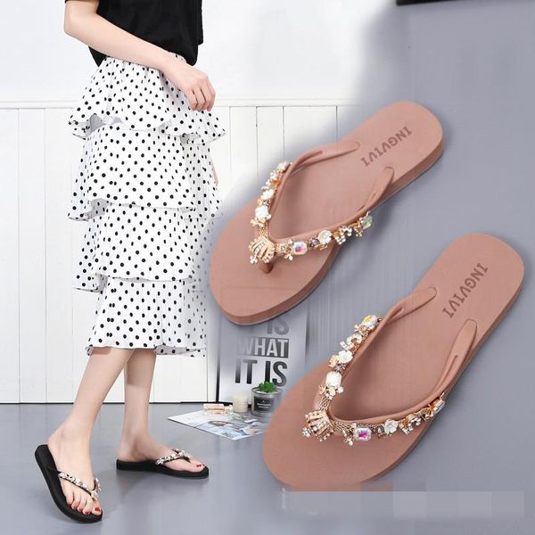 shoes women rubber flip flops slippers flat shale female beach glitter slides pantofle soft hawaiian sabot jelly 2021 crystal p, Black
shoes women rubber flip flops slippers flat shale female beach glitter slides pantofle soft hawaiian sabot jelly 2021 crystal p, Black