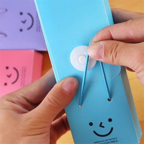 KzY korean elastic stationery box case creative candy smile face pp box snap fastener pencil bags stationery case primary school student pe
KzY korean elastic stationery box case creative candy smile face pp box snap fastener pencil bags stationery case primary school student pe