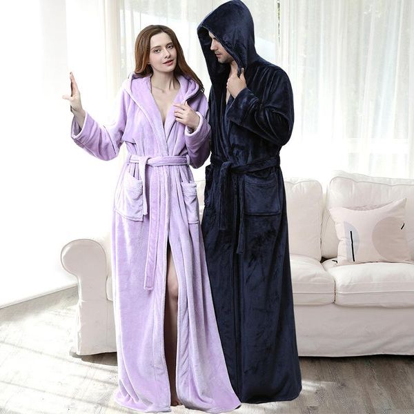 women's sleepwear couples winter cap thickened extra long flannel nightgown warm pajamas men's large coral velvet bathrobe, Black;red
women's sleepwear couples winter cap thickened extra long flannel nightgown warm pajamas men's large coral velvet bathrobe, Black;red