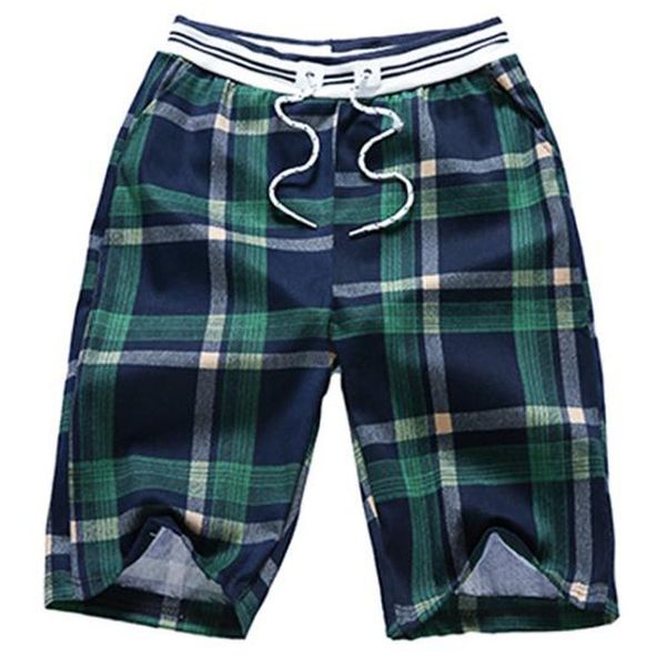 men's shorts summer casual cotton elastic waist drawstring teenagers students beach men loose leisure plaid linen sho, White;black
men's shorts summer casual cotton elastic waist drawstring teenagers students beach men loose leisure plaid linen sho, White;black