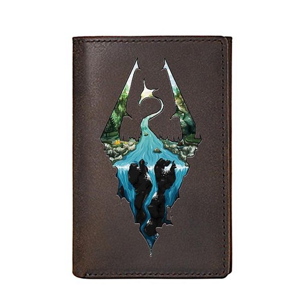wallets classic the elder scrolls genuine leather wallet for men business card holders male purses short money bags, Red;black
wallets classic the elder scrolls genuine leather wallet for men business card holders male purses short money bags, Red;black