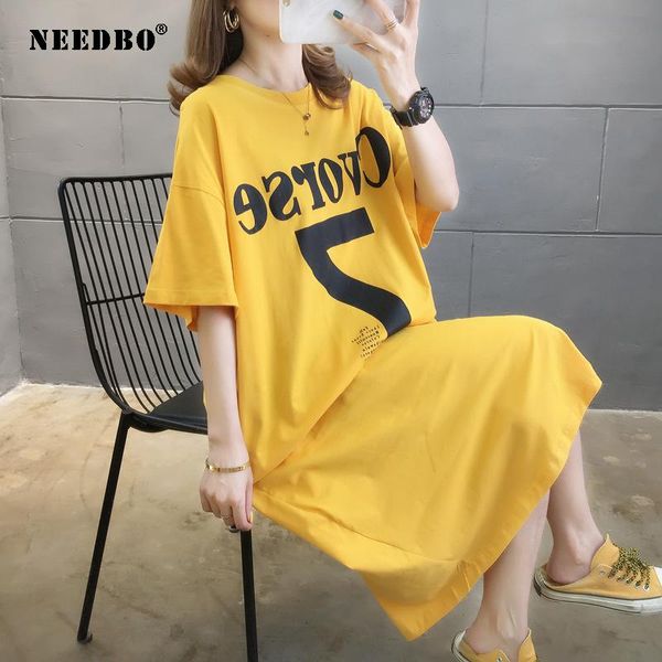 women's t-shirt needbo long tshirt dress oversize women casual t shirt korean letter short sleeve tee femme party loose, White
women's t-shirt needbo long tshirt dress oversize women casual t shirt korean letter short sleeve tee femme party loose, White