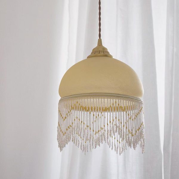 pendant lamps french glass tassel light retro dining room bedside balcony bay window aisle chandelier
pendant lamps french glass tassel light retro dining room bedside balcony bay window aisle chandelier