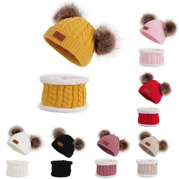 caps & hats 2pcs winter children's hat and scarf set plush double ball pompon baby knitted warm thickening cap+bibs suit wt651, Yellow
caps & hats 2pcs winter children's hat and scarf set plush double ball pompon baby knitted warm thickening cap+bibs suit wt651, Yellow