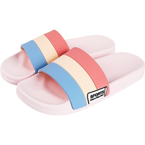 slippers couples's female summer home slides shoes soft soled striped flip flops men/women indoor anti-skid bathroom, Black 
slippers couples's female summer home slides shoes soft soled striped flip flops men/women indoor anti-skid bathroom, Black