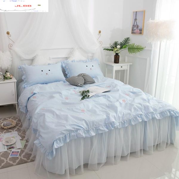 bedding sets embroidered lace princess wedding luxury king twin pure cotton bed skirt duvet cover pillowcase bedclothes
bedding sets embroidered lace princess wedding luxury king twin pure cotton bed skirt duvet cover pillowcase bedclothes