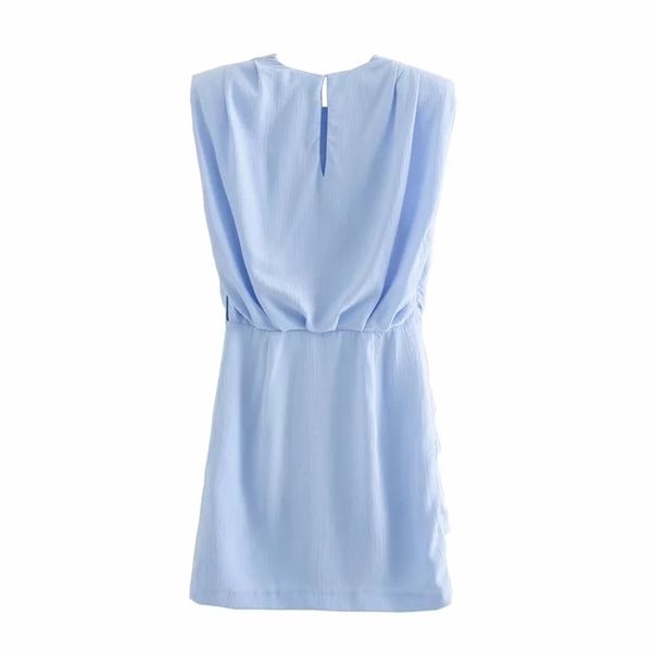 elegant women mid dresses summer fashion female casual blue office ladies slim girls o neck 210527, Black;gray 
elegant women mid dresses summer fashion female casual blue office ladies slim girls o neck 210527, Black;gray