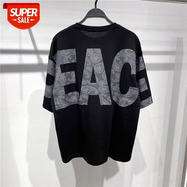 t shirt men's summer fall shoulder loose wide version cashew flower reflective print short sleeve fashion b3dab2118 #nx7v, White;black
t shirt men's summer fall shoulder loose wide version cashew flower reflective print short sleeve fashion b3dab2118 #nx7v, White;black