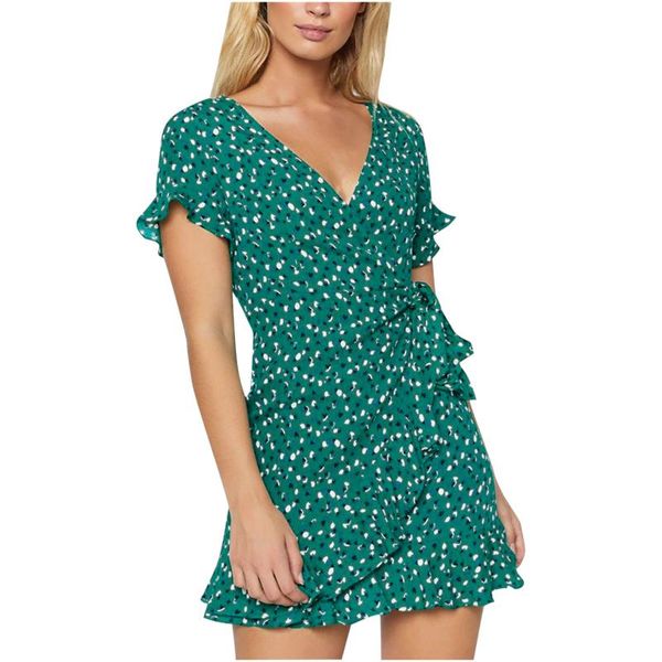 skirts fashion dot skirt women summer high waist casual midi boho vacation slim bandage ruffle v-neck chiffon short sleeve, Black
skirts fashion dot skirt women summer high waist casual midi boho vacation slim bandage ruffle v-neck chiffon short sleeve, Black