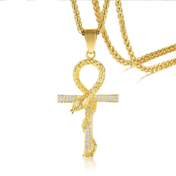 pendant necklaces snake for womens stainless steel fashion cross necklace pendants chain jewelry gifts woman accessories, Silver
pendant necklaces snake for womens stainless steel fashion cross necklace pendants chain jewelry gifts woman accessories, Silver