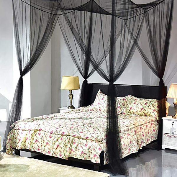 mosquito net net, 4 corner post bed canopy, quick and easy installation for king size beds large queen curtain
mosquito net net, 4 corner post bed canopy, quick and easy installation for king size beds large queen curtain