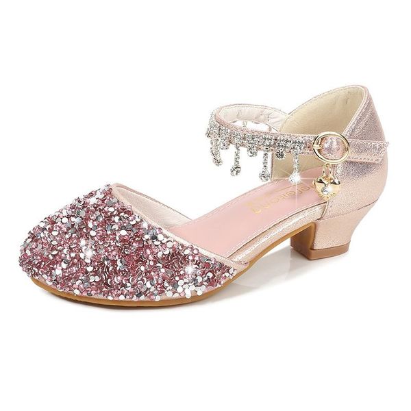 flat shoes girls glitter sandals children' high heels kids performance crystal baby catwalk princess, Black;grey
flat shoes girls glitter sandals children' high heels kids performance crystal baby catwalk princess, Black;grey