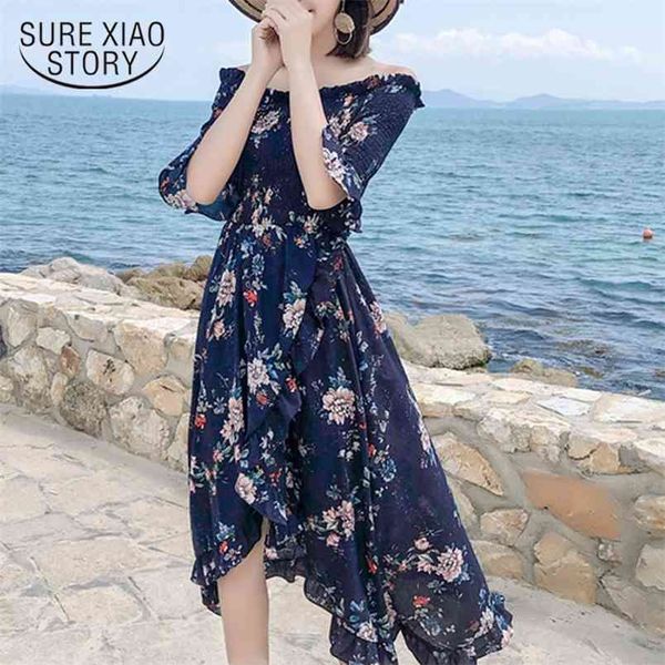 summer bohemian beach women dresses elegant floral print long women's dress slash neck ladies 0214 40 210506, Black;gray
summer bohemian beach women dresses elegant floral print long women's dress slash neck ladies 0214 40 210506, Black;gray