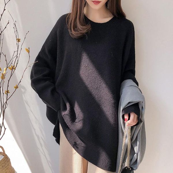 women's sweaters sweater 2021 autumn winter women casual o-neck long sleeve office loose knitwear ladies sweet streetwear pullove, White;black
women's sweaters sweater 2021 autumn winter women casual o-neck long sleeve office loose knitwear ladies sweet streetwear pullove, White;black
