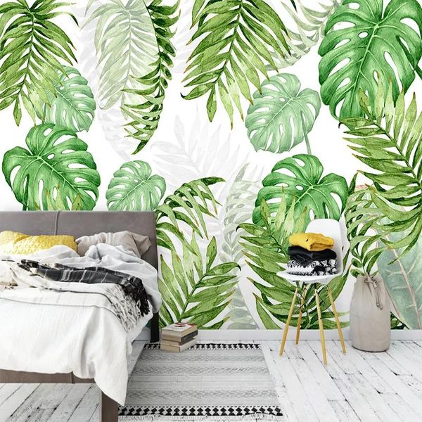wallpapers custom po wall mural modern hand painted green leaves restaurant living room tv background decor wallpaper for walls 3 d
wallpapers custom po wall mural modern hand painted green leaves restaurant living room tv background decor wallpaper for walls 3 d