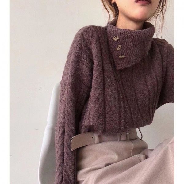 sweaters Korean fashion girl jumper with high-quality buttons ladies sweater d519, White;black
sweaters Korean fashion girl jumper with high-quality buttons ladies sweater d519, White;black