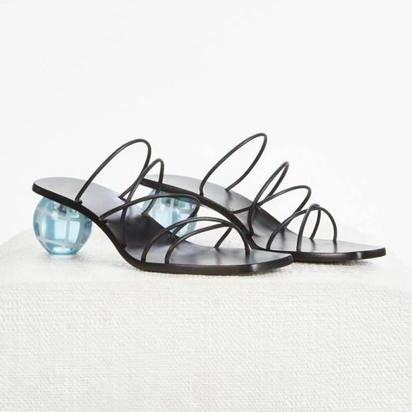 sandals women's shoes summer crystal ball high heels simple women's shoes sandals, Black
sandals women's shoes summer crystal ball high heels simple women's shoes sandals, Black
