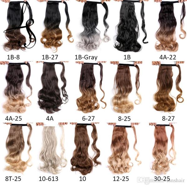 17 inch synthetic ponytail hair extension natural black brown swing clip in wave ponytail wig 110g/pcs headwear ls10e
17 inch synthetic ponytail hair extension natural black brown swing clip in wave ponytail wig 110g/pcs headwear ls10e