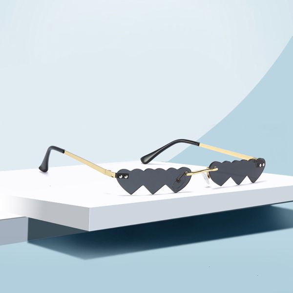 fashionable sun frames designer glasses 7 woman rimless fashion sunglasses uv400 womens beach color good quality nice, Black
fashionable sun frames designer glasses 7 woman rimless fashion sunglasses uv400 womens beach color good quality nice, Black