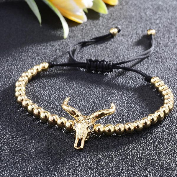 charm bracelets european and american temperament trend ox head exaggerated zircon inlaid personalized fashion creative bracelet, Golden;silver
charm bracelets european and american temperament trend ox head exaggerated zircon inlaid personalized fashion creative bracelet, Golden;silver