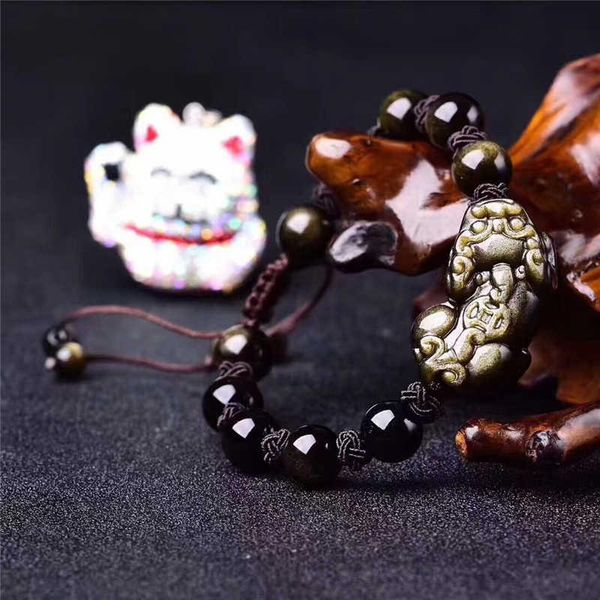 charm bracelets benmingnian red rope bracelet hand string natural jin yaoshi pi xiu chain delicate male and female, Golden;silver
charm bracelets benmingnian red rope bracelet hand string natural jin yaoshi pi xiu chain delicate male and female, Golden;silver