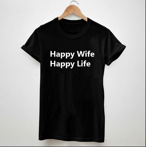 happy wife life letters women t shirts print men cotton casual white tees big size s xxxl drop tz155 112
happy wife life letters women t shirts print men cotton casual white tees big size s xxxl drop tz155 112