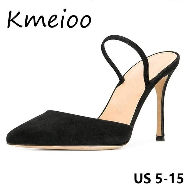 dress shoes kmeioo woman us size 5-15 pointed toe high heels women sandals slip on mules casual summer sandal, Black
dress shoes kmeioo woman us size 5-15 pointed toe high heels women sandals slip on mules casual summer sandal, Black