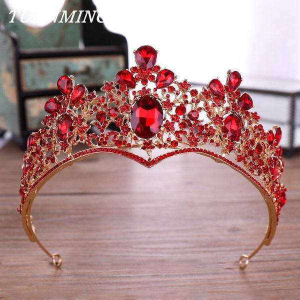 hair clips & barrettes baroque luxury red crystal bridal crown tiaras vintage gold diadem for women bride wedding accessories, Golden;silver
hair clips & barrettes baroque luxury red crystal bridal crown tiaras vintage gold diadem for women bride wedding accessories, Golden;silver